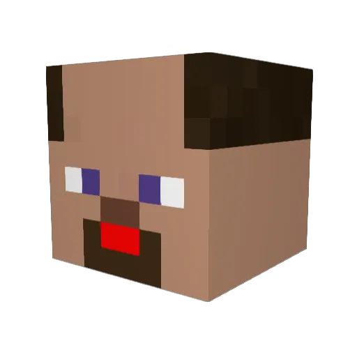 jamelaosz Minecraft avatar head, 3D render