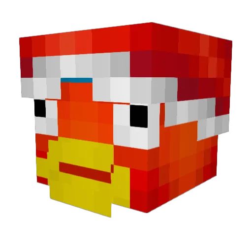 jamelthegoat Minecraft avatar head, 3D render