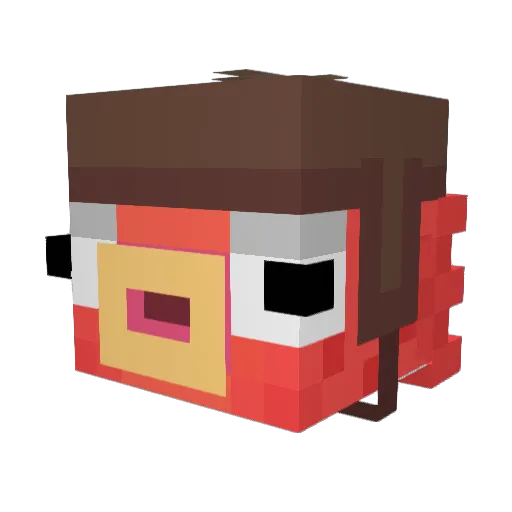 jamelthegreatest Minecraft avatar head, 3D render