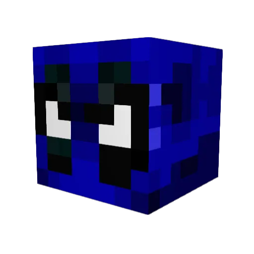 james1536 Minecraft avatar head, 3D render