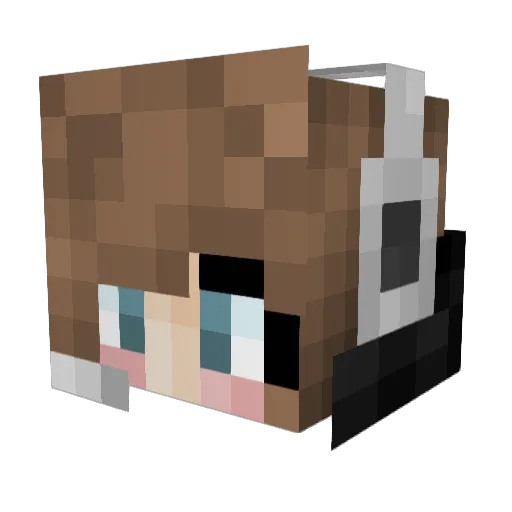 james2742 Minecraft avatar head, 3D render
