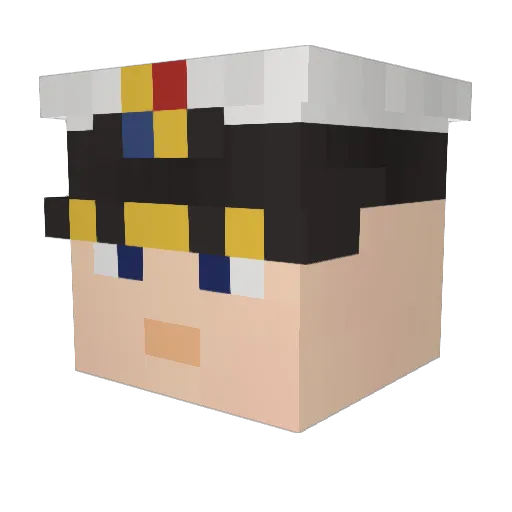 james2769 Minecraft avatar head, 3D render