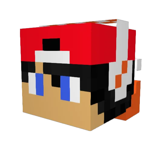 james4170 Minecraft avatar head, 3D render