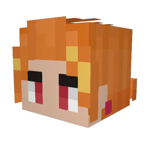 james6037 Minecraft avatar head, 3D render