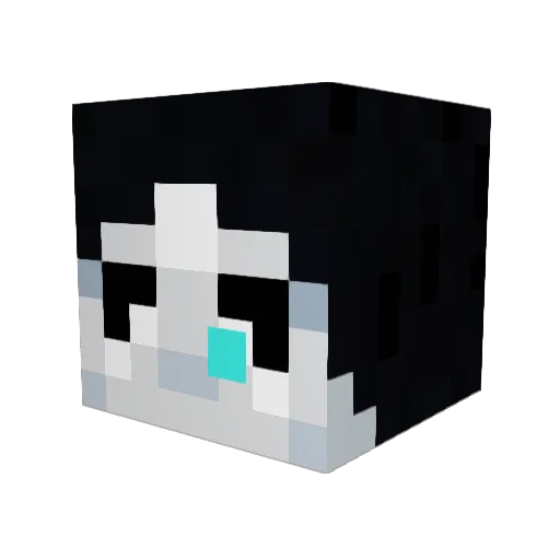 james_lee7 Minecraft avatar head, 3D render