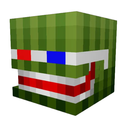 jamesballi13 Minecraft avatar head, 3D render