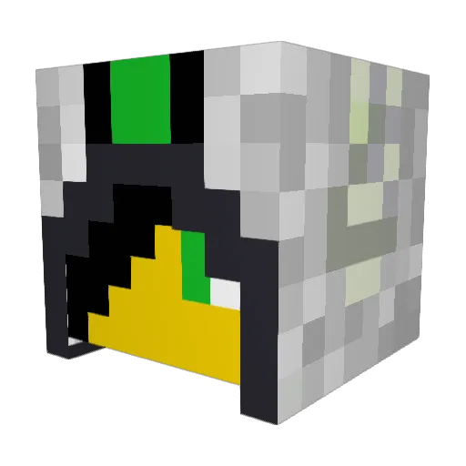 jamesbarnesuk Minecraft avatar head, 3D render