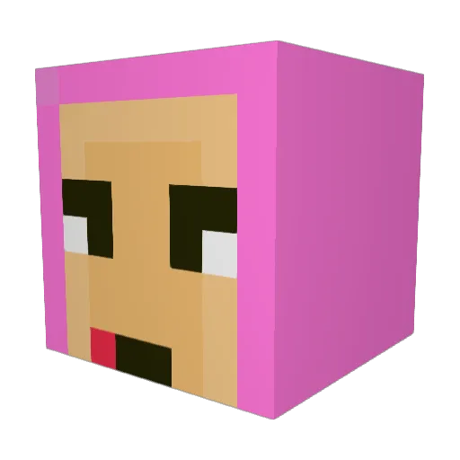jamesbarnett101 Minecraft avatar head, 3D render