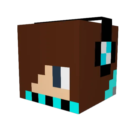 jamesbond2003 Minecraft avatar head, 3D render