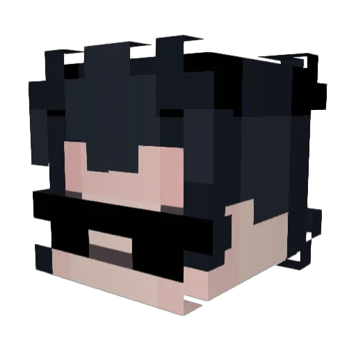 jamesbond21 Minecraft avatar head, 3D render