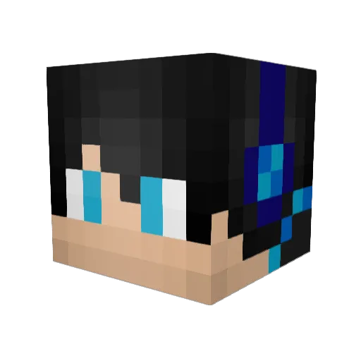 jamesgamer13 Minecraft avatar head, 3D render