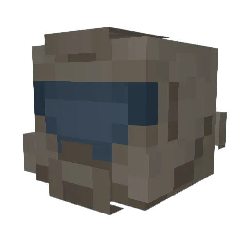 jameskvlt Minecraft avatar head, 3D render