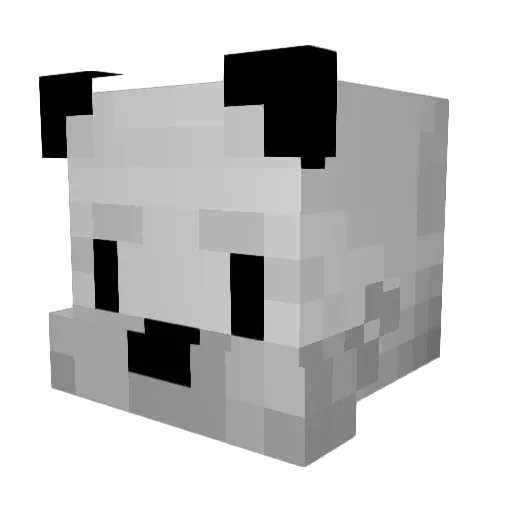 jamesplayer Minecraft avatar head, 3D render