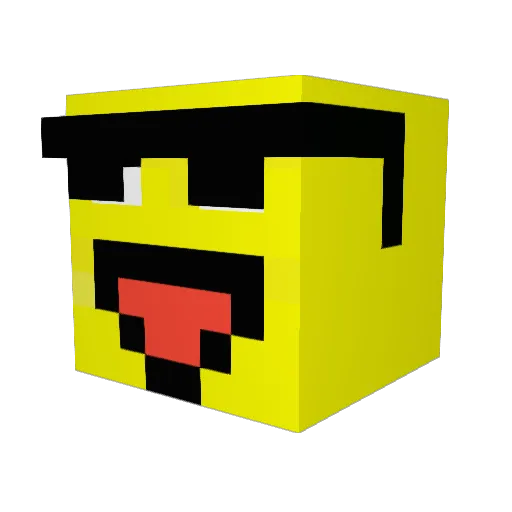 jamesspeed Minecraft avatar head, 3D render