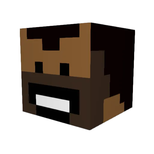 jamessss26 Minecraft avatar head, 3D render