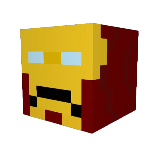 jamesta007 Minecraft avatar head, 3D render