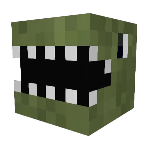 jamesvick123 Minecraft avatar head, 3D render