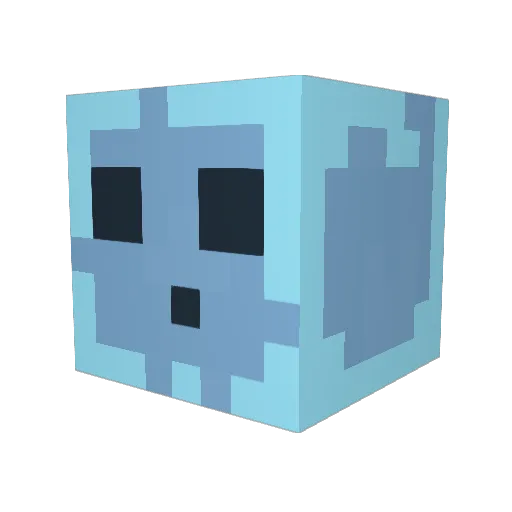 jamface16 Minecraft avatar head, 3D render