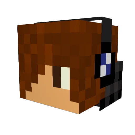 jamie222222 Minecraft avatar head, 3D render