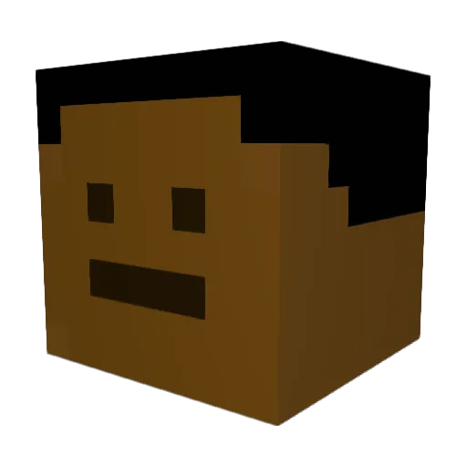 jamiemikayla Minecraft avatar head, 3D render