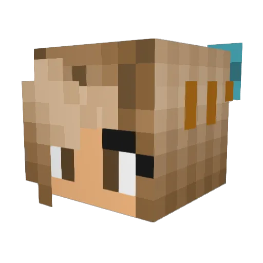 jamiep123654 Minecraft avatar head, 3D render