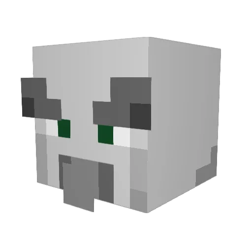 jaminew Minecraft avatar head, 3D render
