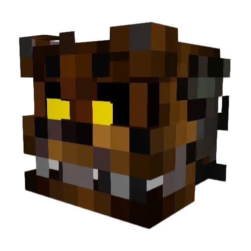 jamjam4127 Minecraft avatar head, 3D render