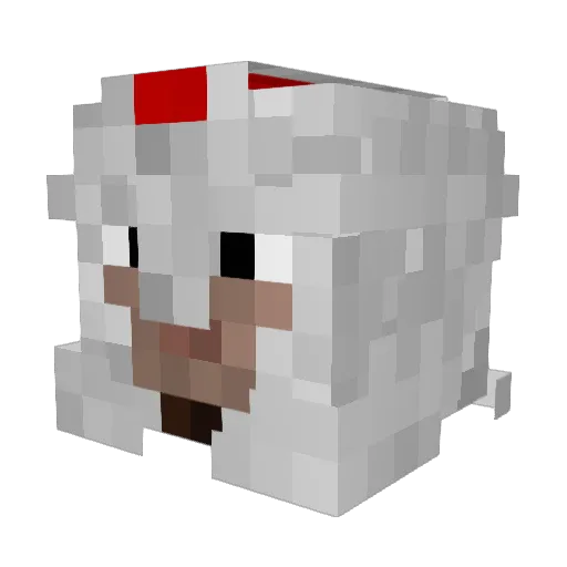 jamjamtuck Minecraft avatar head, 3D render