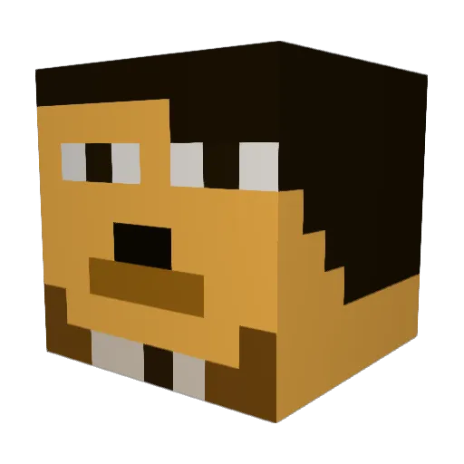 jammba428 Minecraft avatar head, 3D render