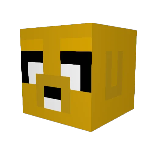 jammin_is_god Minecraft avatar head, 3D render