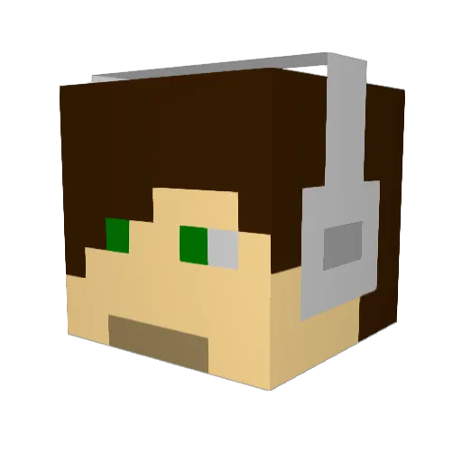 jamminjosh13 Minecraft avatar head, 3D render