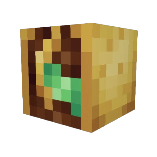 jamminyaman Minecraft avatar head, 3D render