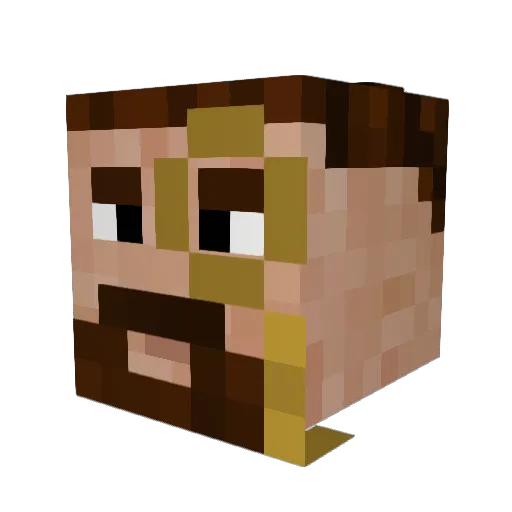 jammy737 Minecraft avatar head, 3D render