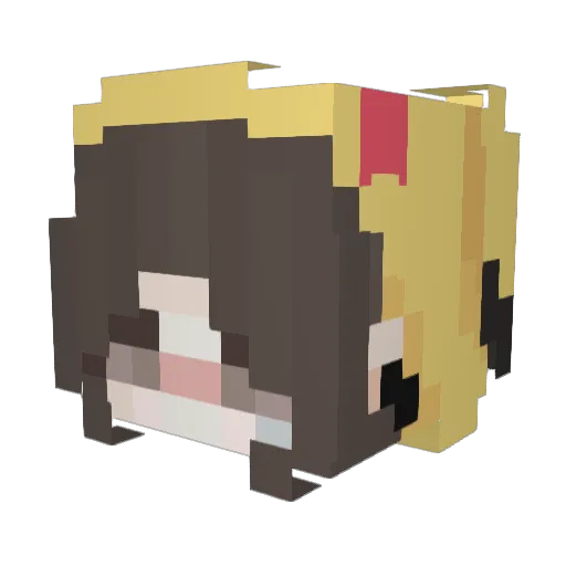 jammygoit Minecraft avatar head, 3D render