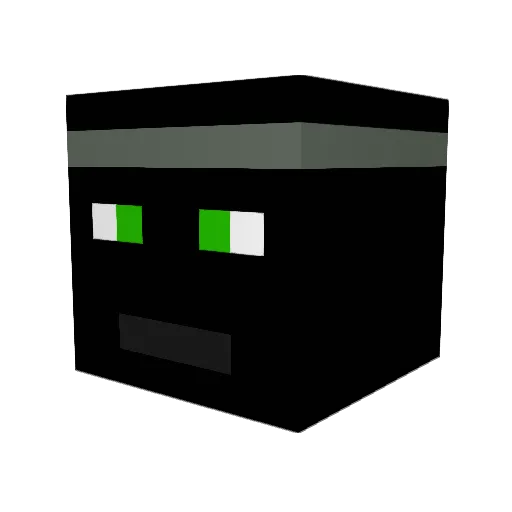 jamosey Minecraft avatar head, 3D render