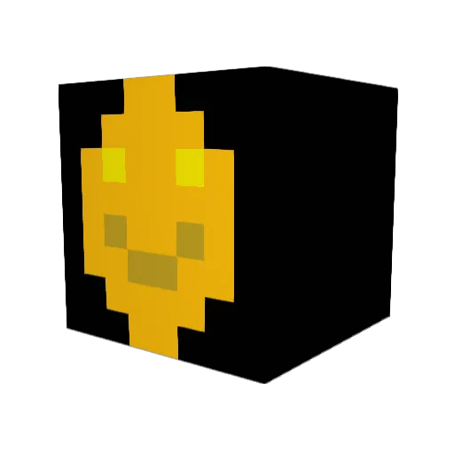 jampRes5 Minecraft avatar head, 3D render