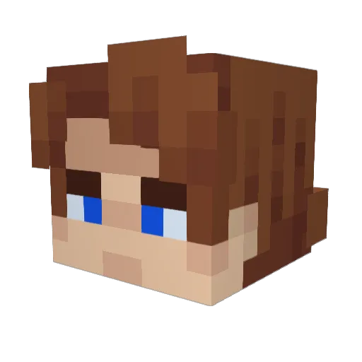 jamsauce Minecraft avatar head, 3D render