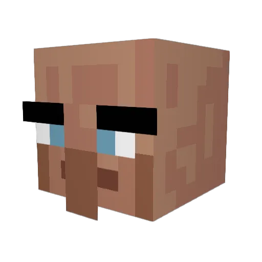 jamschi Minecraft avatar head, 3D render