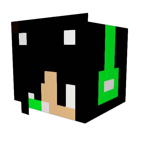 jamspat2000 Minecraft avatar head, 3D render
