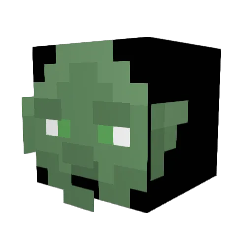 jamypig Minecraft avatar head, 3D render