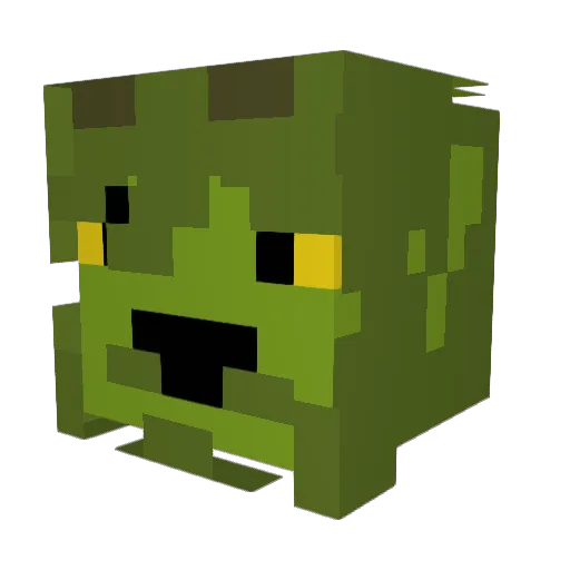 janJeliko Minecraft avatar head, 3D render