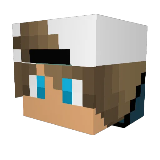 jan_hendriks Minecraft avatar head, 3D render