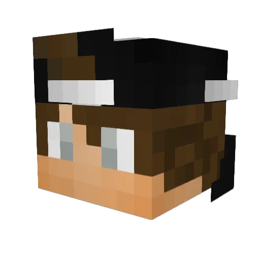 jan_kfe Minecraft avatar head, 3D render