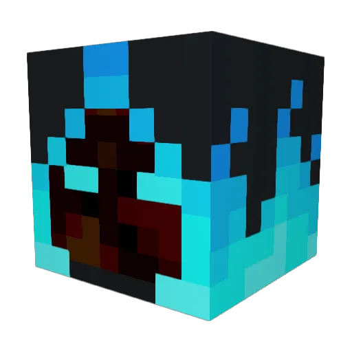 janamies Minecraft avatar head, 3D render
