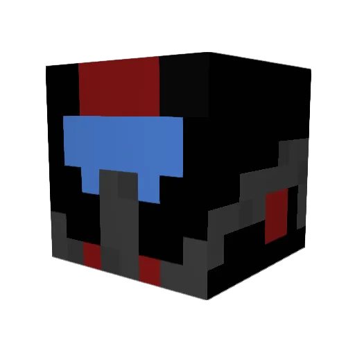 janchila Minecraft avatar head, 3D render