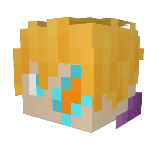 janek3303 Minecraft avatar head, 3D render