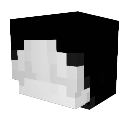 janekbotak Minecraft avatar head, 3D render