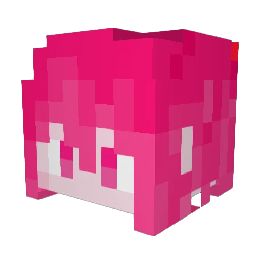 janet70 Minecraft avatar head, 3D render