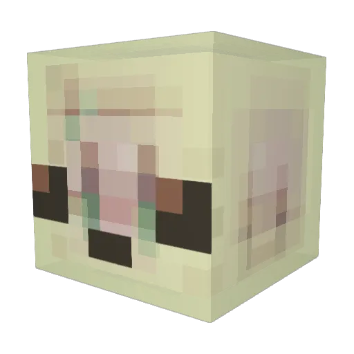 janeyael Minecraft avatar head, 3D render