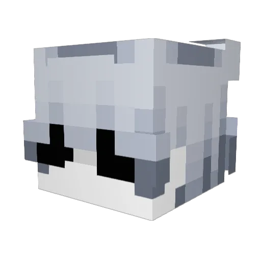 janghyunha Minecraft avatar head, 3D render